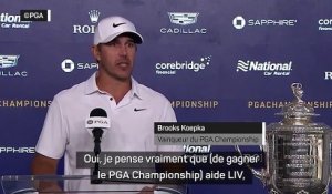 US PGA Championship - Koepka après sa victoire "heureux de ramener ce titre à la maison"