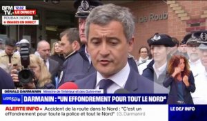 Mort de trois policiers dans le Nord: "Un hommage national a été décrété par le président de la République", annonce Gérald Darmanin