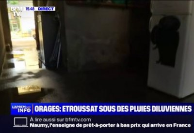 Orages dans l'Allier: les habitants d'Étroussat constatent les dégâts après les importantes inondations