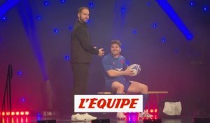 Dupont et Michalak ont inauguré leur statue au musée Grévin - Rugby - Bleus