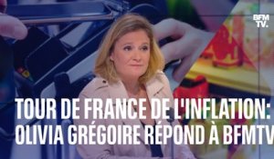 "Tour de France de l'inflation": Olivia Grégoire répond aux questions des Français et des experts de BFMTV