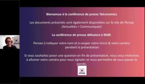 Conférence Telconomics 2023 : présentation de Laure de La Raudière, présidente de l'Arcep (25 mai 2023)