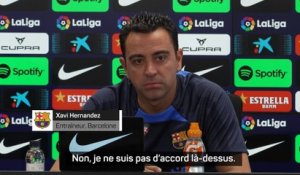 Xavi sur le racisme en Espagne : "Je ne suis pas d'accord avec Guardiola"