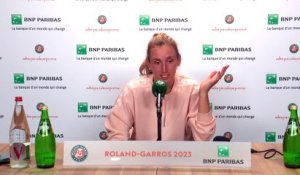 Roland-Garros 2023 - Elise Mertens : "Ce n'était pas mon jour mais j'ai gagné, c'est la seule chose qui était très bien"