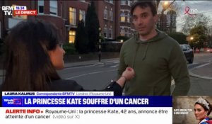 "C'est une nouvelle très triste (...) Elle a été une source d'inspiration pour tellement de monde":  Un Londonien réagit à l'annonce du cancer de Kate Middleton: