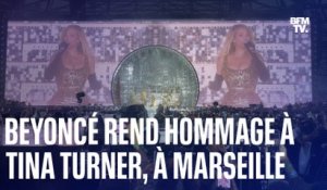 L'hommage de Beyoncé à Tina Turner lors de son concert au Vélodrome de Marseille