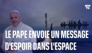 Un message du pape, gravé sur un nanolivre, a été envoyé dans l’espace