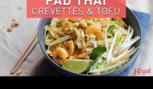 Pad thaï aux crevettes et au tofu | regal.fr