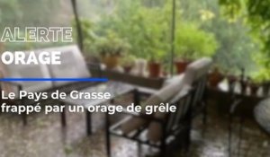 Les impressionnantes images de l'orage de grêle dans le Pays de Grasse