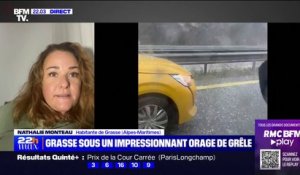 Orages dans les Alpes Maritimes: "On était complètement bloqués dans les véhicules", le témoignage d'une habitante de Grasse sur BFMTV