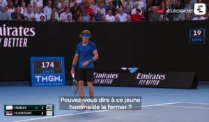 "Pouvez-vous lui dire de la fermer !" : Quand Djokovic s'enerve auprès d'un spectateur