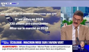Emmanuel Macron dévoile le plan de la France pour développer l'avion vert