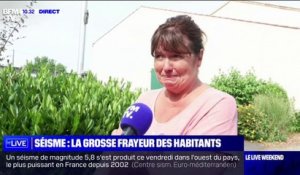 Séisme: "Dans la chambre de mon fils, on peut passer la main dans les fissures", témoigne une habitante de La Laigne, en Charente-Maritime