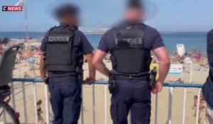 Marseille : des policiers sur les plages