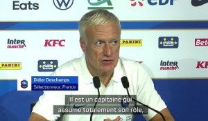 Deschamps : "Mbappé assume totalement son rôle de capitaine"
