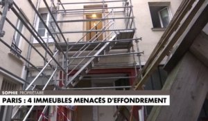 Paris : Quatre immeubles menacés d'effondrement