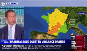 Orages: 17 départements du quart Sud-Ouest placés en vigilance orange