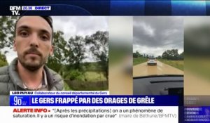 Orages: "Plus d'électricité", "cultures saccagées", le témoignage d'un habitant du Gers, frappé par un orage de grêle