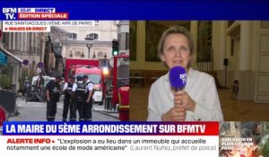 Explosion à Paris: "Le gaz a été coupé dans tous le quartier", explique la maire du Vème arrondissement, Florence Berthout