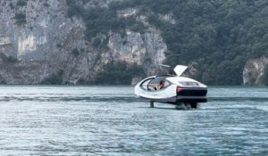 Cet été, un bateau-taxi volant fera des liaisons sur le lac d'Annecy