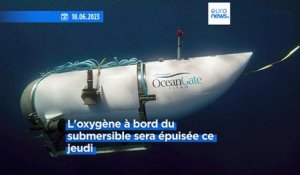 Sous-marin disparu : les réserves d'oxygène du "Titan" à un niveau critique