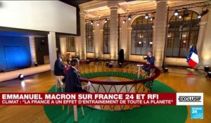 Exclusif : Emmanuel Macron appelle à une "mobilisation" pour des taxations internationales