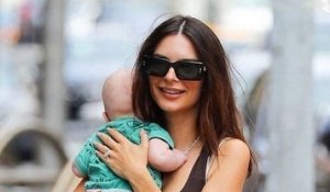 Emily Ratajkowski partage une photo inédite de son fils… Un sublime bébé aux yeux bleus, le sosie de son père