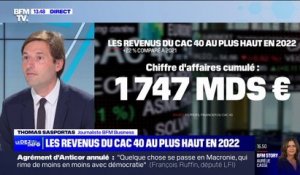 Les revenus du CAC 40 au plus haut en 2022