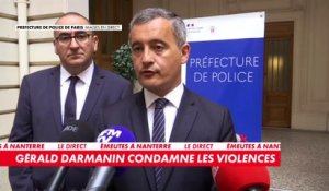 Gérald Darmanin : «Il y a eu des violences urbaines que je veux condamner»