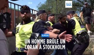 Suède: un homme brûle des pages du Coran devant une mosquée