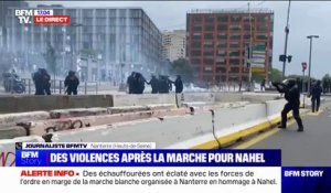 Marche blanche pour Nahel: la BRI (brigade de recherche et d'intervention) en route pour Nanterre
