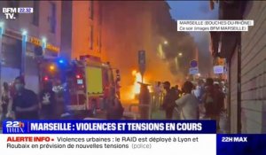 Violences urbaines: des magasins pillés et des barricades érigées à Marseille