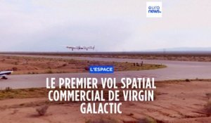 Le premier vol spatial commercial de Virgin Galactic a atteint l'espace