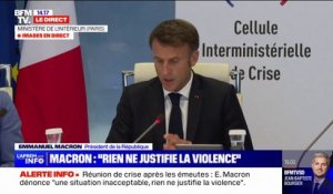 Emmanuel Macron après les émeutes: "Les réseaux sociaux jouent un rôle considérable dans les mouvements des derniers jours"