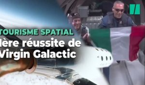 Virgin Galactic envoit ses premiers touristes dans l’espace et espère bien rattraper Blue Origin et Space X