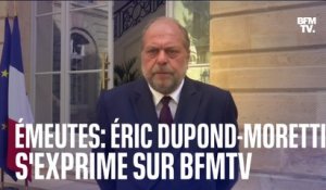 La réaction d'Éric Dupond-Moretti, ministre de la Justice suite aux violences après la mort de Nahel, en intégralité