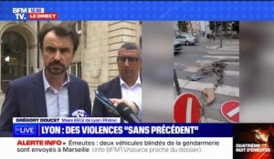 Grégory Doucet, le maire de Lyon, évoque "des violences sans précédent" et une "quarantaine de magasins attaqués" dans sa ville