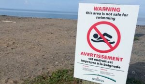 Plage de Beresford : baignade interdite