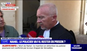 "Il est encore dans un état de sidération": l'avocat du policier qui a tiré sur Nahel s'exprime