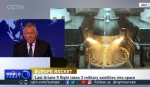 Ariane 5 rocket on its final journey