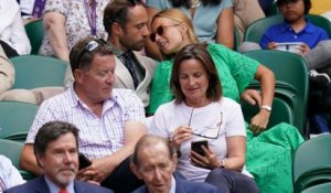 GALA VIDÉO - James Middleton : sa femme Alizée Thevenet affiche son joli baby bump à Wimbledon