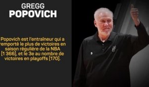 En chiffres - Popovich prolonge l'aventure avec les Spurs