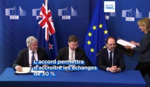 Commerce : l'UE et la Nouvelle-Zélande ont signé leur accord de libre-échange