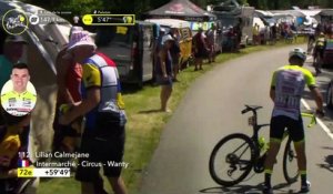 "Ce n’est jamais agréable de taper le bitume" : La mise au point de Lilian Calmejane après son accrochage avec un spectateur sur le Tour de France