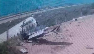 Vidéo montrant l'accident d'un avion Embraer EMB-120 en Somalie