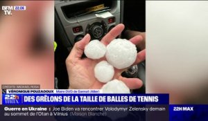 "Des grêles de la taille d'une balle de tennis": la maire de Gannat (Allier) témoigne des dégâts occasionnés par les orages dans sa commune