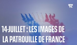 14-Juillet: les images de la patrouille de France