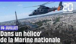 Le défilé aérien du 14-Juillet depuis un hélicoptère de la Marine nationale