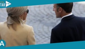 Défilé du 14 juillet : Brigitte Macron en boléro jaune pâle, baise-main inattendu du président Emman