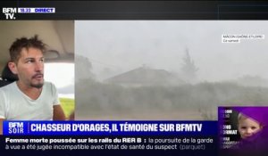 Jura: "Un orage très fort qui a fait des dégâts", raconte le chasseur d'orages Nicolas Gascard